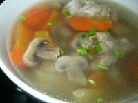 排骨炖蘑菇汤的做法