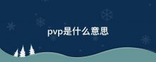 pvp是什么意思