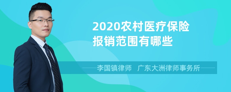 2020农村医疗保险报销范围有哪些