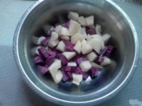 紫薯银耳羹的做法