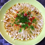 蒜茸蒸金针菇，金针菇高产栽培的五个方法