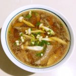 猪肝海鲜菇汤