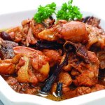 野生干榛蘑烧肉